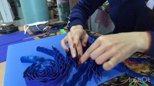 3D КАРТИНА из ФОАМИРАНА. Квиллинг, Извиллинг
