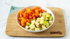 Компот из тыквы и яблок