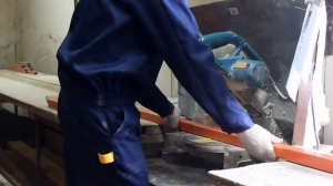 Распиливание стеклопластикового профиля