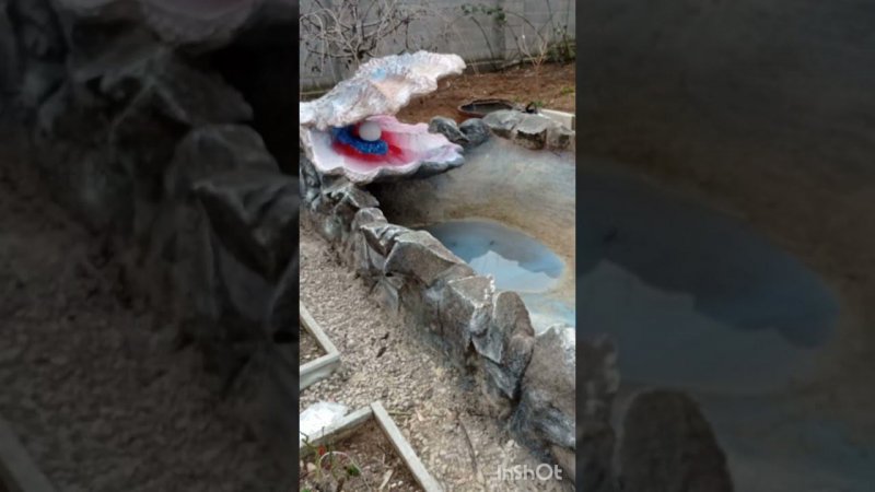 Водопад из АРТ бетона