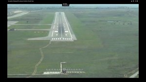 Bombardier Challenger 850 Landing at Astrakhan (Cockpit View)
