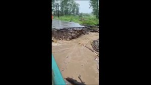 смыло мост в Байкальске
