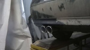 Кастом выхлоп на заказ Audi A6 2.8 V6 exhaust