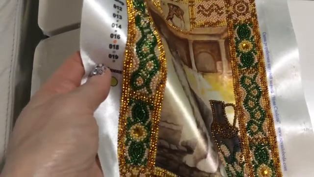 Вышивка бисером "Кот из созвездия водолей" от " Новой слободы". Окончание работы и результат