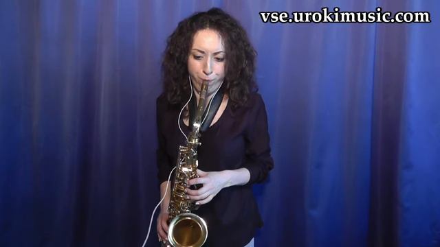 Как играть на Саксофоне Mark Ronson and Bruno Mars Uptown Funk - Cover самоучитель уроки обучение смотреть онлайн