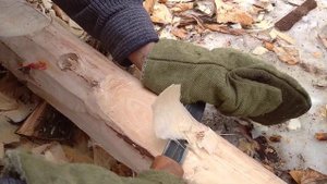 начал делать эвенкийские нарты, якутский нож очень пригодилщ(1)