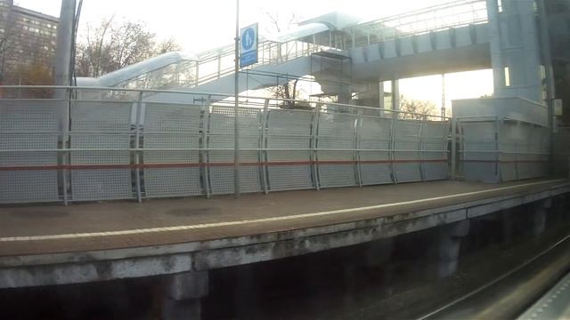 Горьковское направление МЖД, перегон между платформами Кусково и Карачарово смотреть онлайн