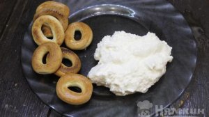 Мини тортик из бубликов без выпечки