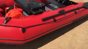 Excel SD 330 Volante inflatable boat close up look