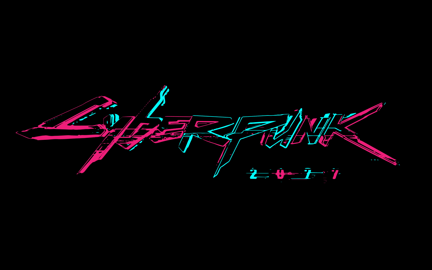 Cyberpunk logo animation фото 46