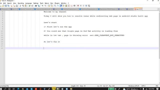 Error: Clear Text not permitted  net::ERR_CLEARTEXT_NOT_PERMITTED Android AndroidStudio