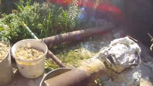 Как сделать самодельную желонку (ударный бур )
