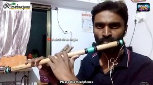 Humko hamise churalo on flute Scale A bass Krushnarpan Flute By-Rahul Arun Ingle