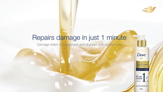 Get beautifully recovered hair in just 1 minute with the New Dove 1 Minute Serum Shampoo смотреть онлайн