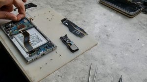 SAMSUNG Note 10 Plus. Разбит, не показывает. Замена дисплея.