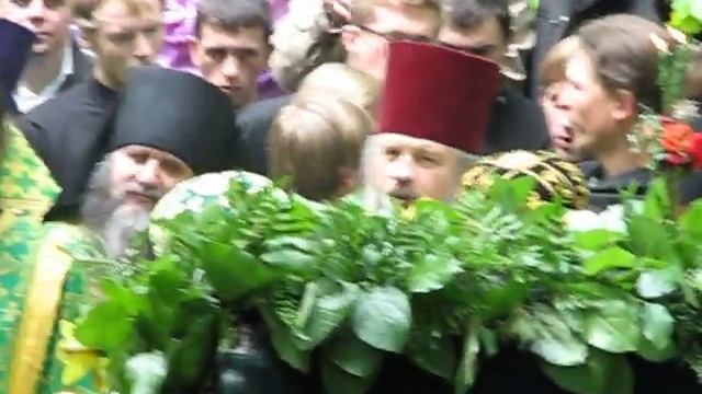 Св.Пафнутьев Боровский монастырь 14 мая 2012 г. Митропалит Климент и еще трое владык. смотреть онлайн