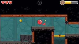 РОЗОВЫЙ ШАРИК НА МАШИНЕ в  игре красный шарик   про New Red Ball 4 .