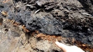 Шурф первого фундамента.