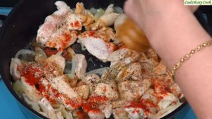 Вкусное блюдо из курицы КУРИНЫЙ ПАПРИКАШ Венгерская Кухня _ Chicken Breast In Sa.mp4