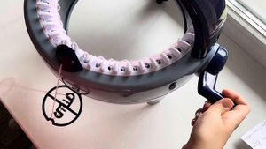 Перевязала неудачный чепчик в легкую кофту ? МК: кофта на круговой вязальной машине за 2 часа