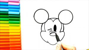 Рисование Микки Мауса - Простые рисунки - Как нарисовать Микки Мауса