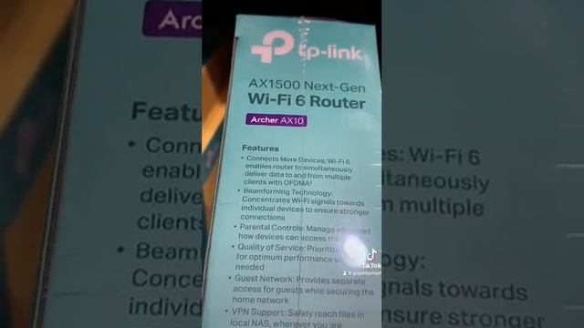 TP-Link Archer AX10 AX1500 Next-Gen WiFi 6 Dual Band Router #tplink #wifi6