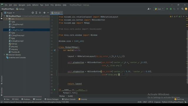 Kivy Music Player | Build Python Music Player using Kivy | Part - 1
