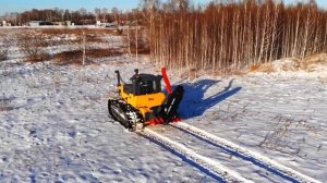 Небольшой рассказ о бульдозере «ДСТ-Урал» ТМ10 БГСТ 10 с баровой установкой