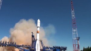 Пуск ракеты-носителя Союз-2.1Б с КА «Глонасс-М» с космодрома Плесецк