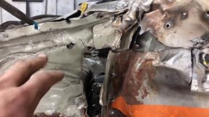 Chevrolet rezzo. Кузовной ремонт передней части авто на стапеле. Body repair.