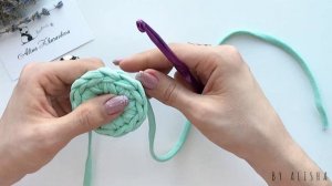 Идеальный круг из трикотажной пряжи | Бесшовное соединение | Лайфхаки | Узор «Галочки»