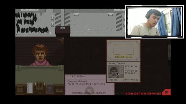I'm the border inspector! || Papers, please Gameplay || Aaron_rds смотреть онлайн