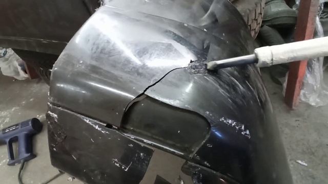 как самому спаять бампер обычным паяльником