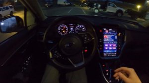 2021-2022 Subaru Outback Touring XT POV Night Review // Radial Reviews