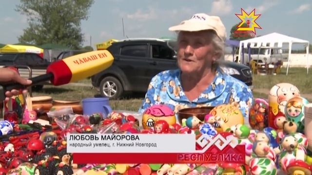 Песнями и танцами открылась ежегодная Тихвинская Ярмарка в Цивильске смотреть онлайн