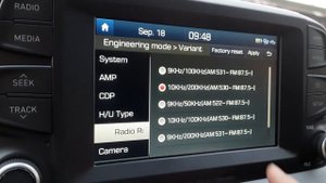 Hyundai Kia перевод мультимедиа и радио на четные частоты