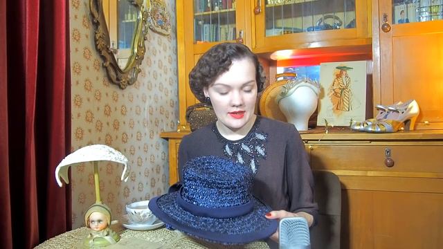 Коллекция винтажных шляпок 1920х-1960х. Примеряю и рассказываю смотреть онлайн