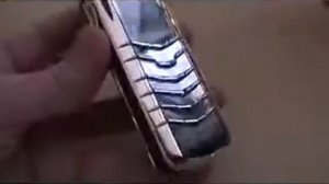 Видеообзор модели Vertu Signature Mixed Metal Yellow Gold