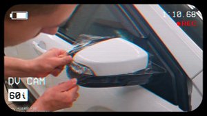 Монтаж антигравийной глянцевой пленки SunTek на  Лада Хрей