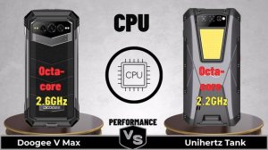 ✅Doogee V Max vs Unihertz Tank | Celulares Com a Maior Bateria do Mundo [COMPARATIVO]