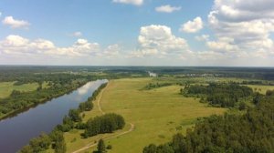 Село Спас-Купалище Владимирская область с квадрокоптера