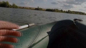 Окунь на отводной поводок с лодки