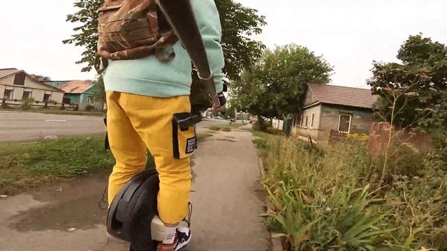 покатушка по городу на моноколесе Gotway Nikola plus смотреть онлайн