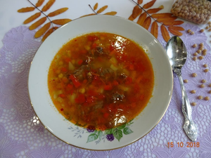 ПРОЗРАЧНЫЙ СУП С НУТОМ