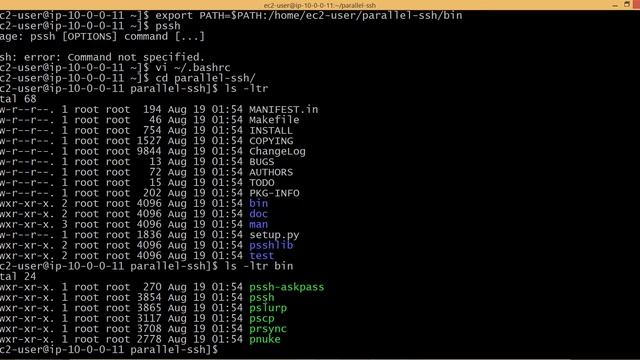 Setup Parallel SSH смотреть онлайн