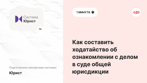 Как составить ходатайство об ознакомлении с делом в суде общей юрисдикции
