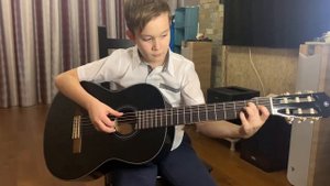 играем на гитаре "Полонез" (Карулли) | исполняет Корников Григорий 3 кл.