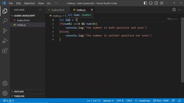 JavaScript If Statements with Logical Operators #part10