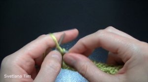 Объемный Узор Шишечки или Шарики. Уроки Вязания. Узоры спицами с подробным описанием № 483