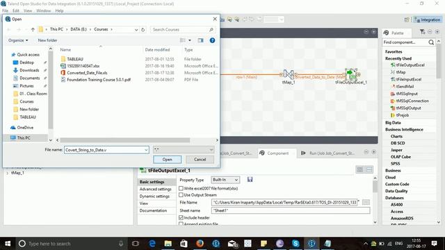 How to Convert String to Date in Talend смотреть онлайн
